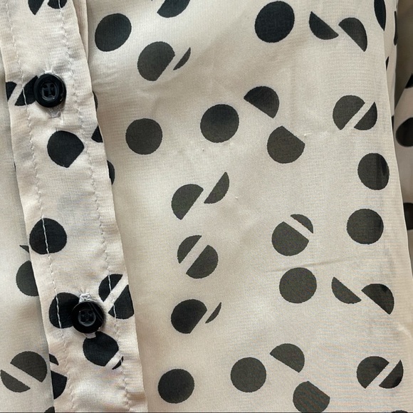 BCBGENERATION dotted cashmere combo button up s - Picture 4 of 8